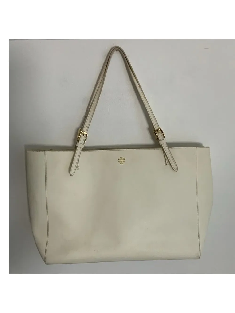 Tory Burch Cream‎ Large Leather shoulder bag